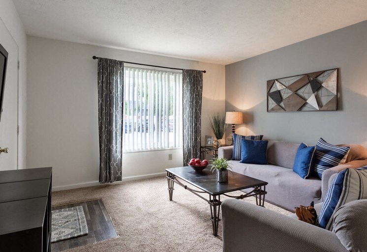 Apartments in South Bend Living Room
